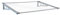 TrutzHolm® Aluminium Vordach Haustürvordach Pultvordach 150 x 90 cm Schneelast 95kg | Polycarbonatplatte | nach Auswahl (120x80 cm, grau)