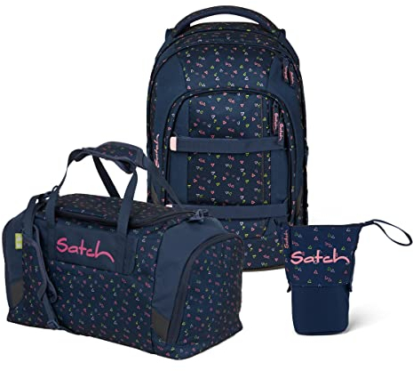 satch Pack Pencil Slider Edition Schulrucksack Set 3tlg. mit Sporttasche (Funky Friday)