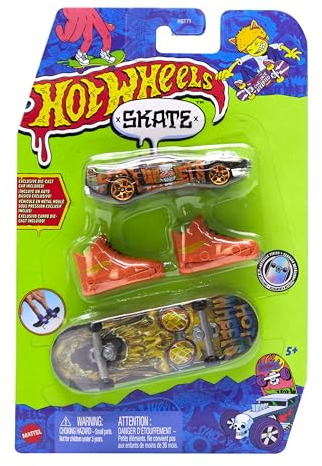 Hot Wheels Skate Spielzeugfahrzeug GHASTLY Ghoul™ + RIVITED™ mit Diecast für Kinder ab 5 Jahren