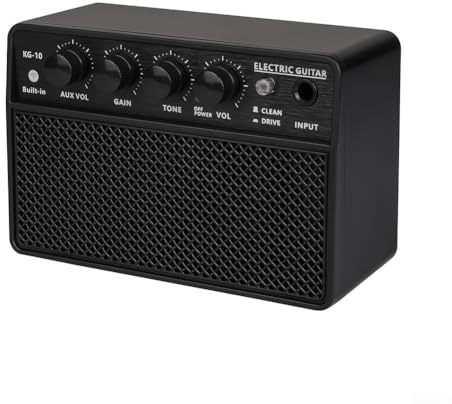 Gitarrenverstärker Lautsprecher Tragbarer Akustik-E-Gitarren-Lautsprecher Schwarz Gitarrenteile Persönlicher Monitor-Verstärker Elektrischer Drum-Verstärker