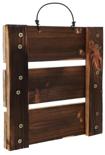 BESPORTBLE Hängendes Pflanzgefäß Aus Material Für Innenbereich Wandpflanzgefäß Vertikal Für Pflanzen Im Freien Hirschhornfarn Montagebrett Für Wohnzimmer Schlafzimmer Küche