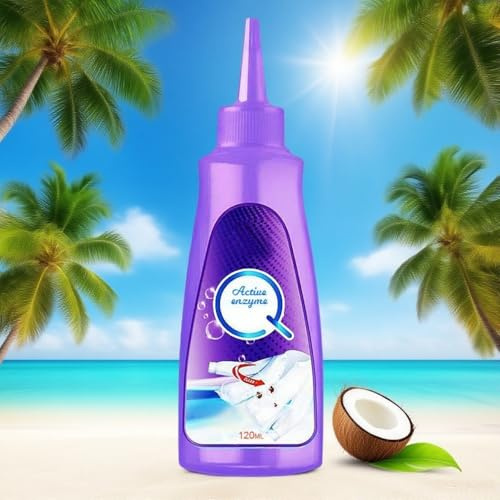 Stain Remover for Clothes,2026 New White Shirt Garment Stubborn Stain Cleaner Oil Remover, Active Enzyme Laundry Clothing Stain Remover Collar Stain Removal Spray (1)