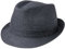 Stetson Geneva Leinenhut - Sonnenhut Damen/Herren - Stoffhut Made in Italy - Sommerhut mit UV-Schutz 40+ - Trilby aus Leinen Frühjahr/Sommer Denim 60 cm