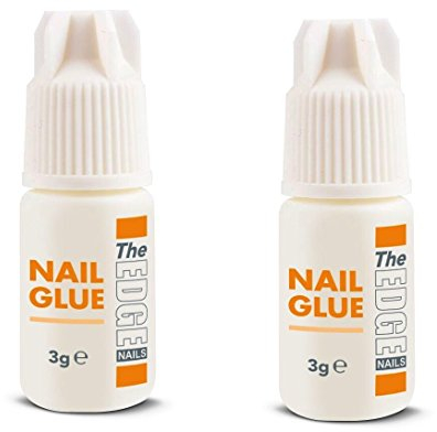 The Edge 3G Adhesive False Super Strong Nail Tips - Pack of 2