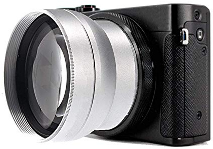 0.5X Wide Angle Lens for Canon PowerShot G5X, G7X Mark II, and G7X Mark III (Includes Lens Adapter & More)