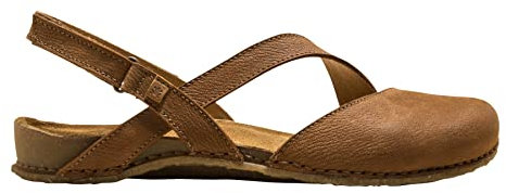 El Naturalista Damen Klassische Sandalen PANGLAO, Frauen Sandalen,Sandaletten,bequem,Sommerschuhe,Freizeitschuhe,Strandschuhe,Wood,41 EU / 7.5 UK