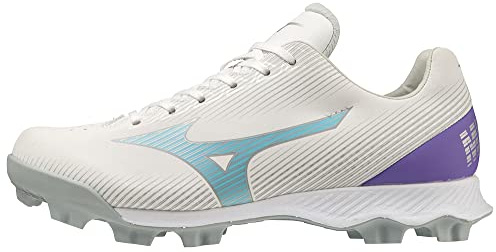 Mizuno Wave Finch Lightrevo - Scarpe da Softball Modellate da Donna, Bianco, 40 EU