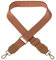 EAZY CASE Verstellbarer Taschengurt, Ersatz Schultergurt für Handtaschen, Schulterriemen für Umhängetaschen, breiter Taschenriemen für Taschen und Tragetaschen, DIY Taschenband, Braun