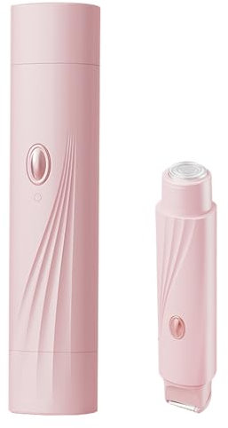 Elettrici Per Donne | o Elettrico Femminile a Doppia Testina,Depilatore Personale per Viso Pelle Sensibile Area Bikini Gambe Ascelle Utilizzo Quotidiano e Viaggio