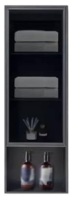 Nichos de Ducha con Puerta empotrable de Acero Inoxidable, Organizador, no Necesita Azulejos, Montaje en Pared, Resistente al Agua, para el hogar, Hotel, baño, Cocina, Almacenamiento (120 x