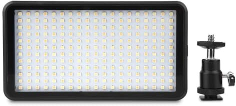 KIMISS Cámara de la Lámpara de Luz de Video de Video de de Bicolor Profesional - W228 3200K/6000K LED Light Panel Recording