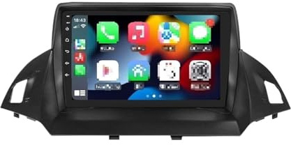 Sistema navegación Coche Estéreo para Coche Android 12, Wi-Fi, Bluetooth, 9, Radio GPS con Reproductor para Ford para Escape para Kuga