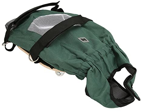 Generic Dog Scooter Wheelchair Premium Breathable Drag Bag for Paralyzed Pets, Easy to Use, Oxford Cloth (M(Suitable for 4‑6kg/8.8‑13.2lb))