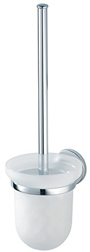 HACEKA aspen Toilettenbürstenhalter, verchromtes Metall mit Sicherheitsglas, 1118504