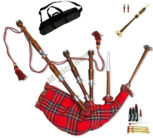 Dudelsack Schottisches Highland Starter-Set mit Tutorial Book Practice Chanter Zubehör