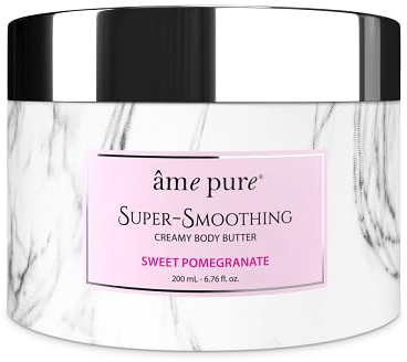 Âme Pure® Burro Per Il Corpo, Crema Per Il Corpo Nutriente Per La Pelle, Idratante, Ad Assorbimento Rapido, Piacevole Fragranza Di Melograno O Cocco E Lime, Vegan (melograno Dolce)
