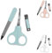 Baby Care Baby Maniküre-Set Nagelpflegeset Nagelschere, Nagelknipser, Nagelfeile, Farben:türkis