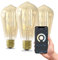 CALEX Smart LED Lampe, E27, ST64, Gold Filament, warmweißes Licht, dimmbar, WLAN App- & Sprachsteuerung, 3er Pack