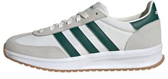 adidas Hombre Run 70S 2.0 Shoes, Core White/Collegiate Green/Off White, 45 1/3 EU