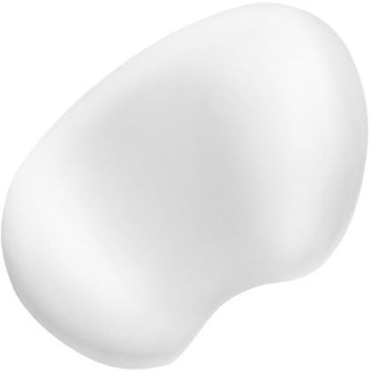 PACKOVE Oreiller de Bain Cervical Antidérapant PU Blanc Ventouses Coussin Ergonomique Spa et Bain pour Détente Adulte et Famille