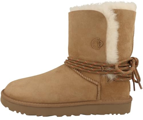 UGG Damen Stiefel Bailey Tie Braun 37