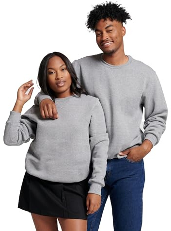 Russell Athletic Men's Dri Power Crewneck Sweatshirt, Oxford, Large