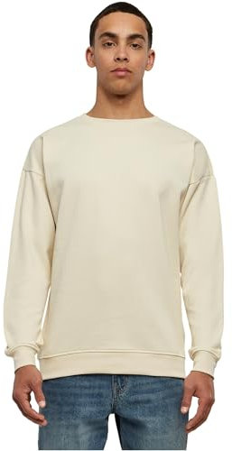 Urban Classics Herren Sweatshirt Sweat Crewneck TB1591, Gr. X-Large, Elfenbein (Sand 208)