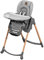 Maxi-Cosi Minla Evolutive Highchair, 0–14 Years, up to 60 kg, Baby High Chair, 9 Height Positions, 5 Recline Positions, 4 Tray Positions, Compact Fold, Adjustable Footrest, Essential Grey