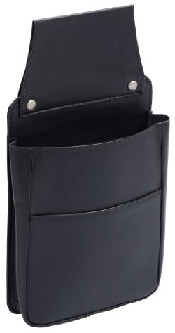 Avanco Leder Kellnertasche Kellnerholster (183A) Kellner Holster Halfter Tasche Schwarz Neu