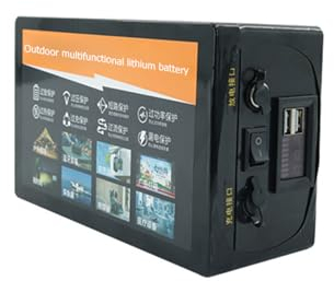 WILLQ 12V 30Ah 20Ah Light Box Lithium Battery Large Capacity Polymer Li-ion Battery Speaker Led Xenon Lamp Rechargeable Battery 200x120x75mm,12V20Ah