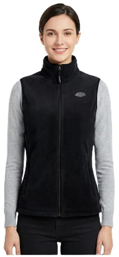 Topdot Fleece Women's Heated Vest with Battery Pack 16000mAh 7.4V, Heated Vest for Women with10-Heated Zones for Outdoor Work