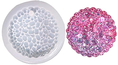 Lot de 9 moules en silicone pour pendentifs de voiture en forme de diamants, pendentifs en résine époxy