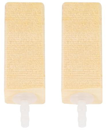 ifundom 2 Piezas Skimmer de Proteínas Piedra de Aire de Madera Natural Ligera para Acuarios Marinos Agua Dulce Diseño Simple y Función de Reemplazo de Oxígeno