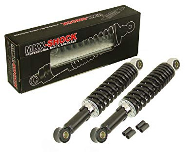260 mm stötdämpare fjäderben set svart – Honda Dax Monkey tändapp Puch Hercules K T M DKW Simson Mofa Moped Mokick