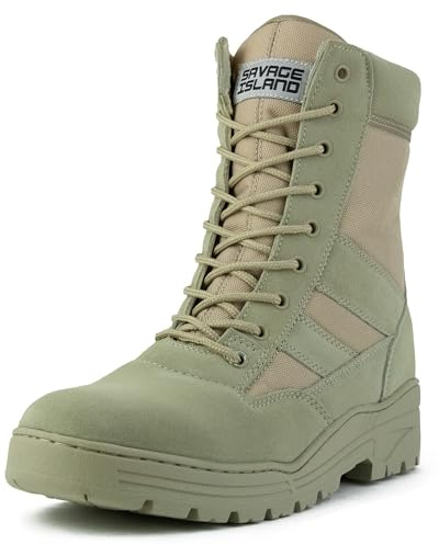 Savage Island Side Zip Army Patrol Tactical Action Combat Boots