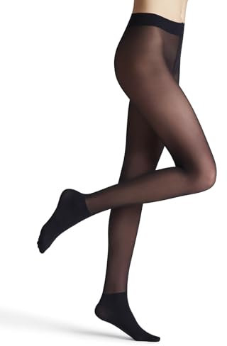 FALKE Damen Strumpfhose Sneaker 20 DEN W Ti transparent einfarbig 1 Stück, Blau Marine 6179, L