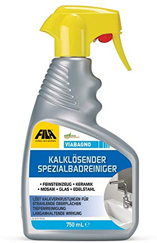 Fila Via-Bagno 3er SET Kalklösender Spezial Badreiniger 750 ml ideal fürs Badezimmer