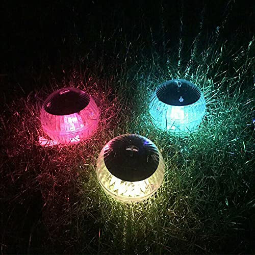 SEIWEI Boule flottante à énergie solaire IP65 étanche à l'eau pour piscine, étang, jardin, jardin, fête