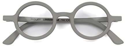 LONDON MOLE® Moley blaulichtschutzbrille | Coole runde blaue blocker | Antiaugenbelastung für bildschirme | Herren damen unisex | Federscharniere