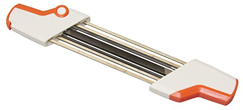 MULTIM, Affilatrice per motoseghe Stihl, compatibile con motosega Stihl 3/8 P, 2 in 1, con affilatura semplice, da 4,0 mm