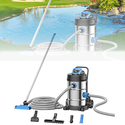 SONLED Aspirateur sous-Marin de Piscine, Machine d'aspiration de Fond d'étang à Poissons 1700 W avec tête d'aspiration et Tuyau d'égout, pour Piscine de Bassin et Spa sous-Marin Hors Sol
