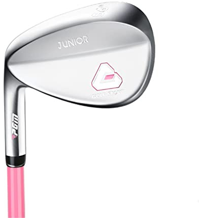 Golfschläger für Kinder, Golf-Keilschläger für Linkshänder, 3–12 Jahre, für Anfänger und Fortgeschrittene (Farbe: Rosa, Größe: 120–135 cm)