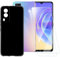 Printed TPU Case + 2-Pack Tempered Glass Screen Protector Compatible with Vivo V21E 5G, Artistic Slim Shockproof Cover, Anti-Scratch, Full Protection