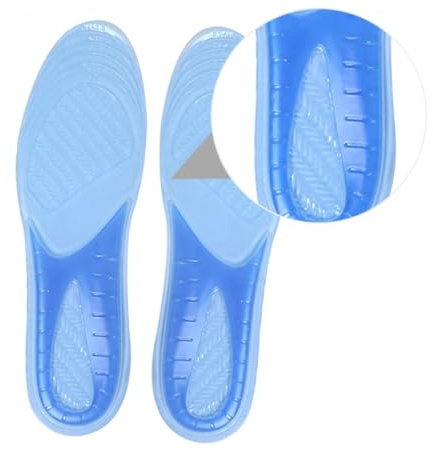 TOYZFRIENDY Gel Einlegesohlen Herren Größen 41-48 Dicke Sportschuhpolster Rutschfest Atmungsaktiv Schweißabsorbierend Weiche Einlagen für Frühling Sommer Fußgesundheit