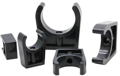 Clip per tubi in plastica, clip per tubi, morsetto in PVC per micro irrigazione, raccordi fissi stabili a U, 2 pezzi (diametro interno 63 mm)