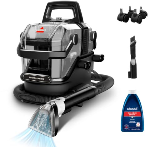 BISSELL SpotClean C9 bärbar textiltvätt 3911N | Bärbar textiltvätt, SmartMix™-tank, mattvätt, fläckborttagning, med sladd, för mattor, trappor och stoppade möbler