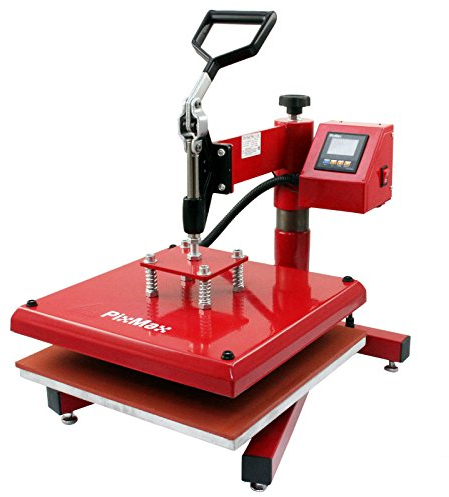 PixMax 38cm x 38cm Schwingpresse Transferpresse Hitzepresse Sublimationsdruck Textildruck Schneideplotter Plotter Folienplotter Sublimationspresse Sublimation Presse Heizpresse