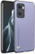 HAFFAN Funda Protectora para OPPO Find X5 Lite/OPPO Reno7 5G (6.43), Estilo Imitación Cuero - Púrpura Claro