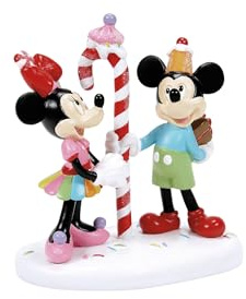 Disney Village By D56 Mickey Minnie Treat Figurine