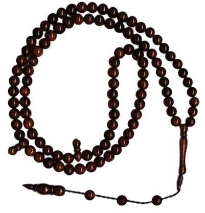 THINCAN Collana Tradizionale 99 Perle Bodhi Per Donne E Uomini Legno Naturale Buddista Strumento di Meditazione Rosario Accessorio Religioso Collana di Preghiera Buddista, 8 99, come descritto, come